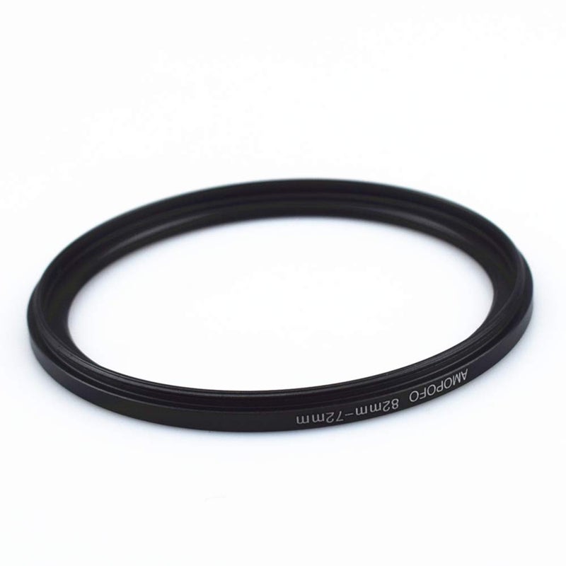 Amopofo 82mm to 72mm Step-Down Rings Lens Filters Ring Compatible with UV,ND,CPL,Made of CNC Machined Metal with Matte Black Electroplated Finish,All 82mm Camera Lenses & 72mm Accessories - Image 4